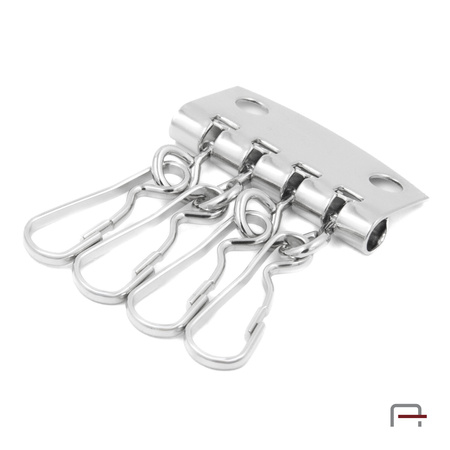 Key holder with 4 hooks nickel 5102210