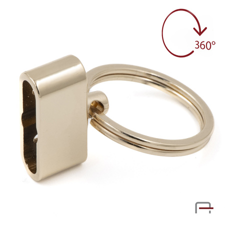 KEY RING ELEMENT black nickel 4500950