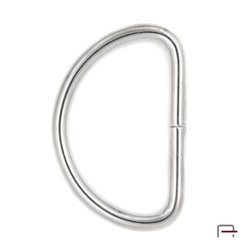 D-ring 38 mm, wire 4 mm nickel 35026100