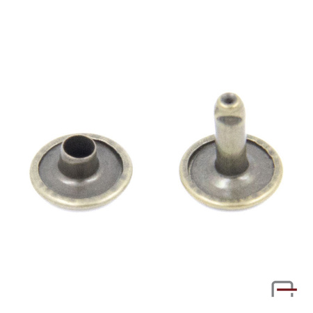 Two-sided Rivet L10/10/10/20 Old brass