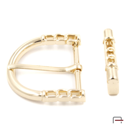 Women's Buckle + loop 40 mm gold 1605853