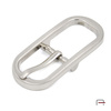 Women's buckle 15 mm satin nickel 1201611