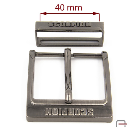 Buckle + buckle loop 40 mm 2401891