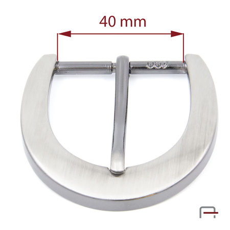 Klamra damska 40 mm czarny satynowany 1606891