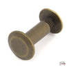 Nit skręcany - śrubka 10 mm stare złoto 52010200
