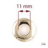 Oczko 11mm złote 3906253