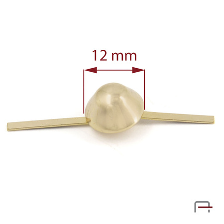 Metal ornament with fins 12 mm 51009500