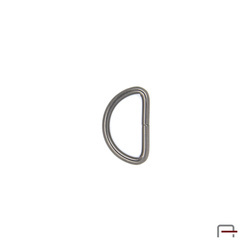 D-ring 32 mm, wire 4 mm black nickel 35025900