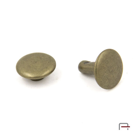 Two-sided Rivet L8/8/8/20 Old brass