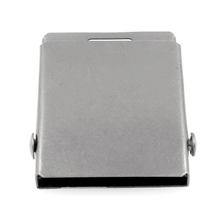 Belt buckel for tape 40 mm old silver 2901331