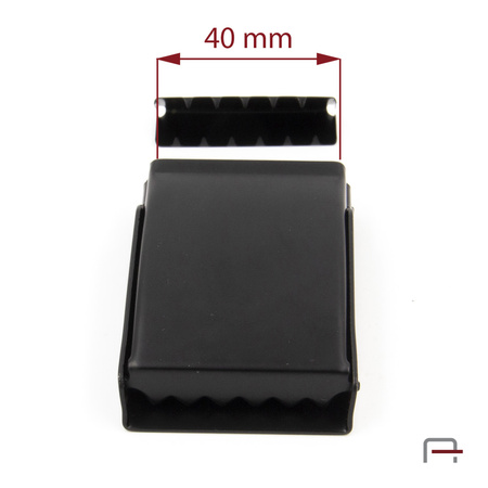 Clamp Belt Buckle 40 mm black matt 2900945