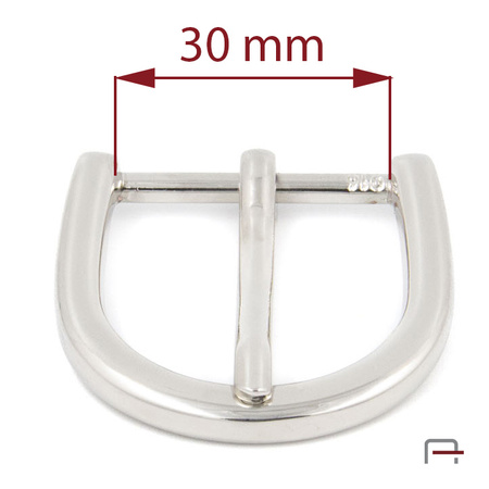 Klamra damska 30 mm nikiel 1508510