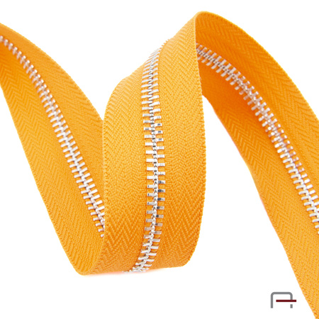 Zipper Tape #5 Orange - nickel Y-teeth 4710710/849