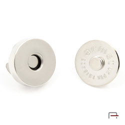 Magnetic Snap Closures 18 mm nickel 44001100