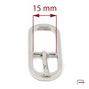 Women's buckle 15 mm nickel 1201610
