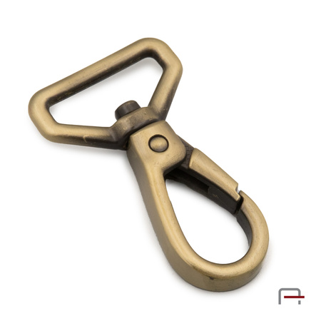 Snap Hook 20 mm satin old brass3231721