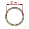 Key Ring 22 mm Old Brass 5110320