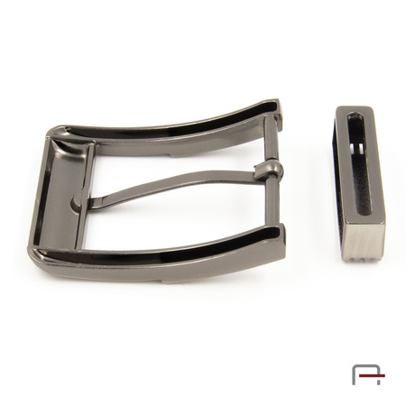 Klamra+ szlufka 40 mm czarny satynowany 2400891