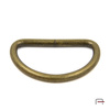 D-ring 38 mm, wire 4 mm old brass 35026200