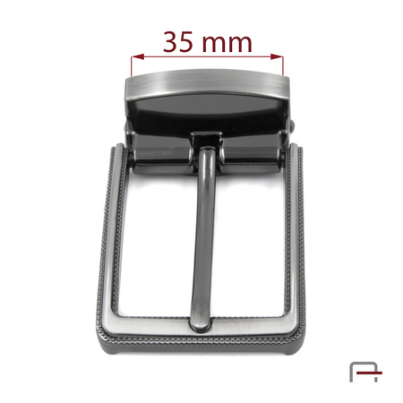 Clip Buckle 35 mm satin black nickel 2638191