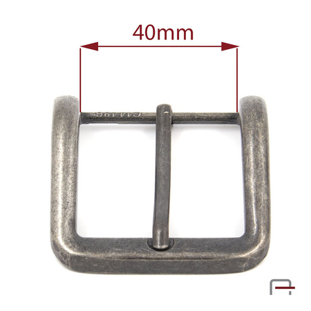 Men's Buckle 40 mm old nickel 2306432