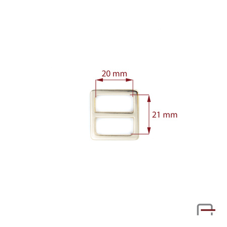 Regulator 20 mm złoto 3604153