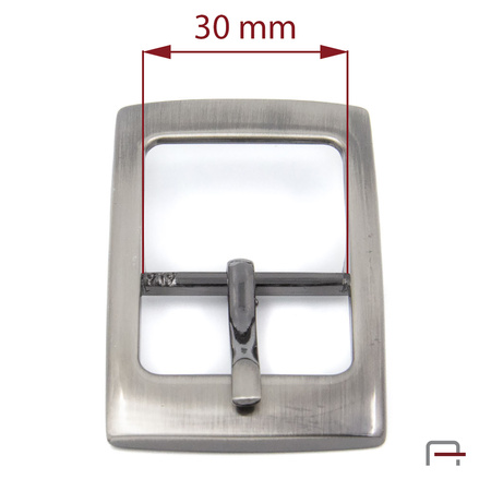 Women's Buckle 30 mm satin black nickel 1508291