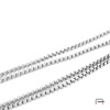 Bag Chain 100 cm with carabiners nickel 4115710