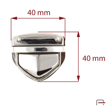 Tuck Lock Nickel 3106612