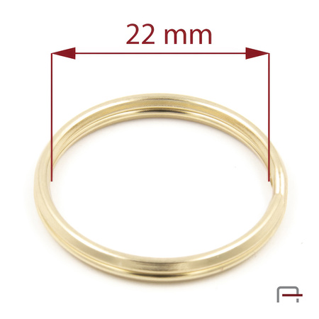 Key Ring 22 mm Gold 51103500
