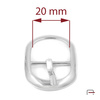 Klamra damska 20 mm nikiel 1309712