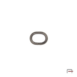 Owal 19 mm, drut 4 mm czarny 35100900