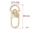 Snap Hook 12,5 mm gold 3250150