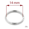 Key Ring 14 mm Nickel 51118100