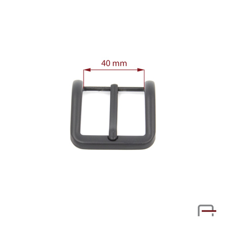 Men's Buckle black matt 40 mm 2306445