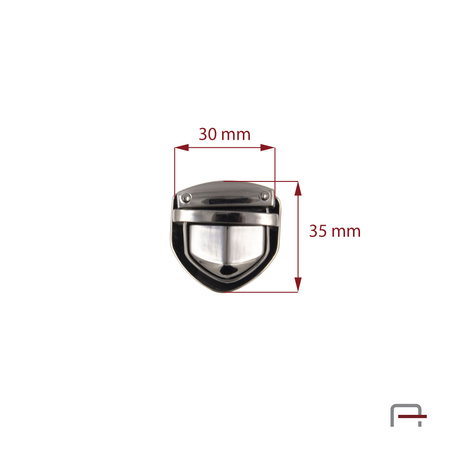 Zamek Tik-Tak Czarny 3106790