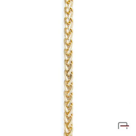 Steel chain 12x8x2,5 mm gold 4113453