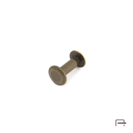 Screw 10 mm old brass 52010200