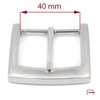 Men's Buckle 40 mm satin nickel 2302011