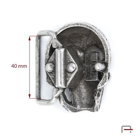 Klamra 40 mm Czacha 5131933 (bez niklu)