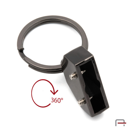 KEY RING ELEMENT BLACK NICKEL 4501090