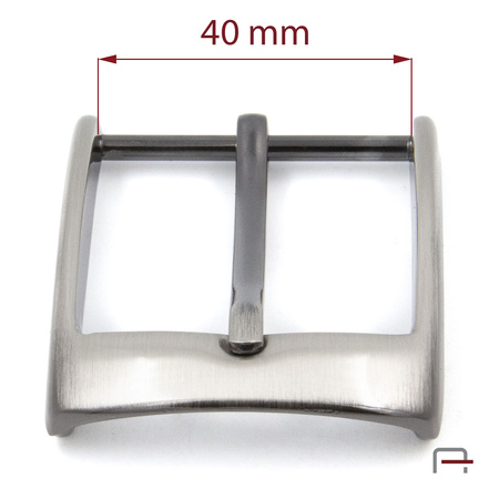 Men's Buckle 40 mm satin black nickel 2307991
