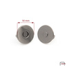 Magnetic Flat Snap Closures 18 mm gun 44002900