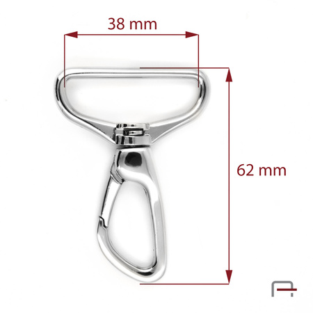 Snap Hook 38  mm 3235912