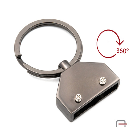 KEY RING ELEMENT BLACK NICKEL 4501090