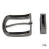 Buckle + Buckle Loop 40 mm satin black nickel 2400691