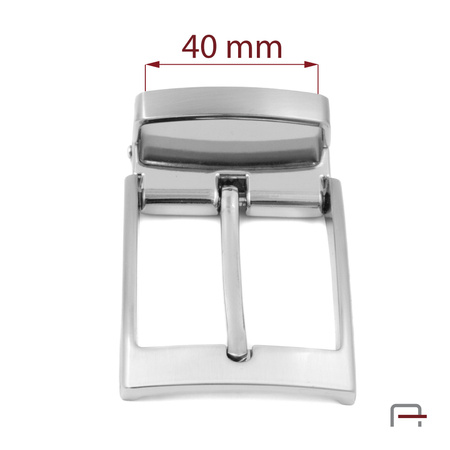 Clip Buckle 40 mm Satin Nickel 2662011
