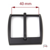 Men's buckle 40 mm black matt 2307345