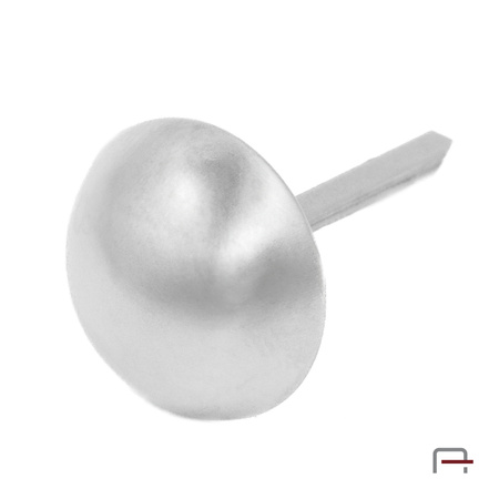 Metal ornament with fins 16 mm nickel 51012100