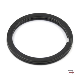 Flat Key Ring 25 mm black matt 42225450